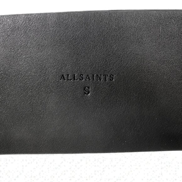 ALLSAINTS $135 Aline Croco Wide Leather Belt Women's S - NWT - Picture 5 of 6